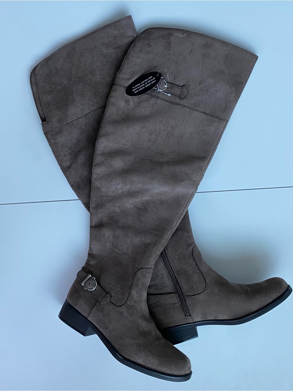 NWT American Rag Women's Taupe Over the Knee Boots size 7 (Wide Calf)